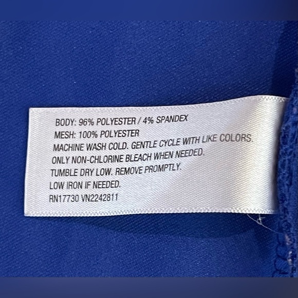 Xhilaration Blue Halter A-Line Cocktail Dress - Picture 9 of 16